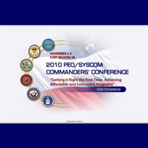 2010 PEO/SYSCOM Conference